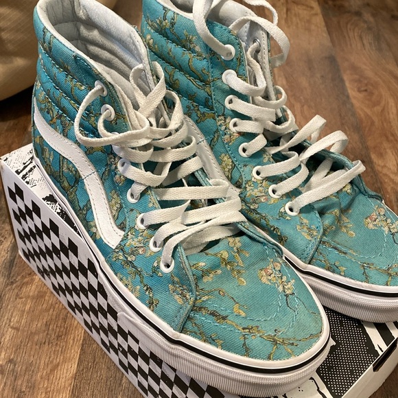 Van Gogh Cherry Blossom Limited Edition Vans - Picture 1 of 7